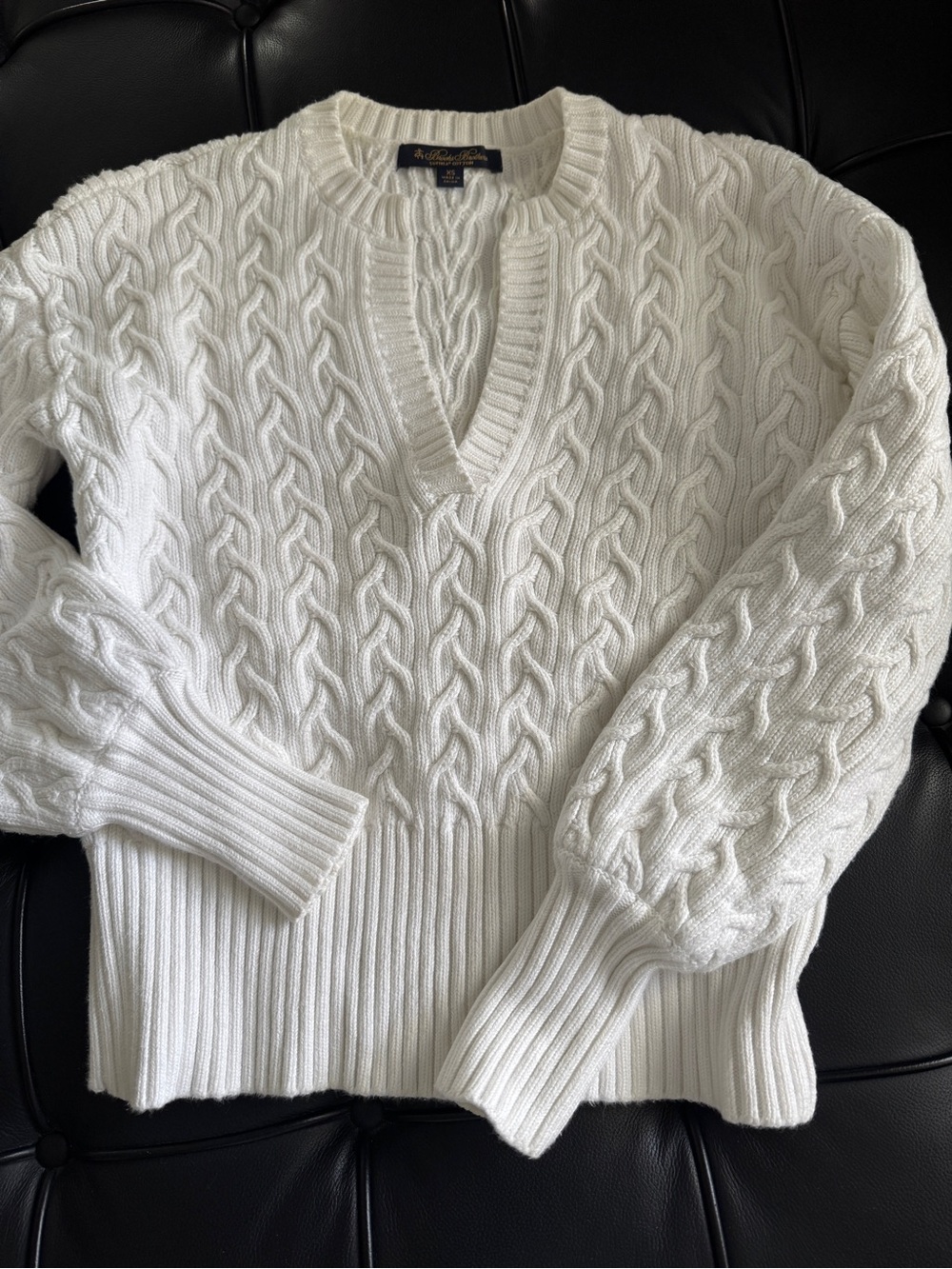 Brooks Brothers cable sweater